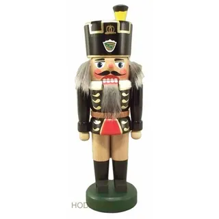 Nussknacker Bergmann schwarz Nußknacker Holz Figur Erzgebirge 22cm NEU