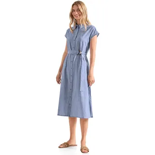 Street One Midi-Kleid mit Knopfleiste original Blue 46