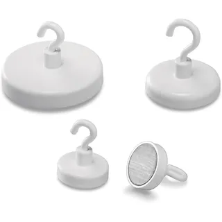 Magnetoplan Hakenmagnet 52636 36mm rund weiß