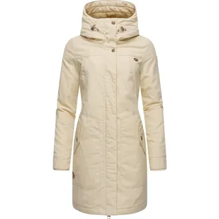 Ragwear Wintermantel »Wintermantel Jannisa stylischer Damen Winterparka mit Kapuze beige,