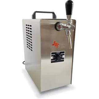 ich-zapfe Zapfanlage, Bierzapfanlage, Bierkühler JET 30 mit Holzfass Optik