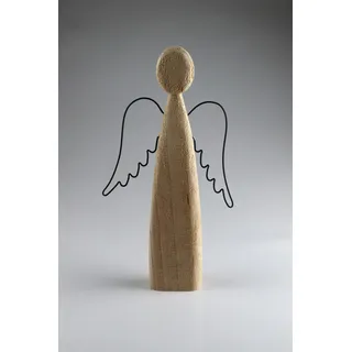 AM Design Dekofigur "Weihnachstsdekoration aus Holz" BxH: 18,5x37 cm, braun