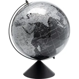 Kare Deko Objekt Globe Top, Schwarz 40cm