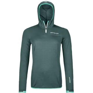 Ortovox FLEECE LIGHT GRID ZN DAMEN Sweater-Dunkel-Grau-S