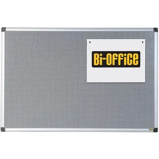 Bi-Office Pinnwand Magnetisch Wandmontage Keramik, Stahl 90 (B)x60 (H) cm Anodisiertes Aluminium Grau