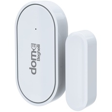 Beghelli - Dom-e WiFi Türsensor für drahtloses und intelligentes Alarmanlagensystem, Perimeteralarm, Überwachung der Bewegungen von Tür-/Fensteröffnungen und -schließungen, 433 MHz