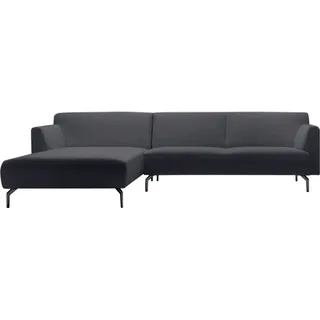 Creation BY ROLF BENZ Ecksofa »CR.446 Designsofa mit erstklassigem Sitzkomfort zum Wohlfühlen« in minimalistischer, schwereloser Optik, Breite 296 cm, schwarz