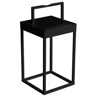Konstsmide Laterne Aluminium 18,5x15,5x30 cm inkl. Dämmerungssensor schwarz