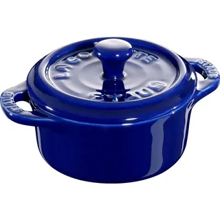 Staub Mini Cocotte 10 cm dunkelblau