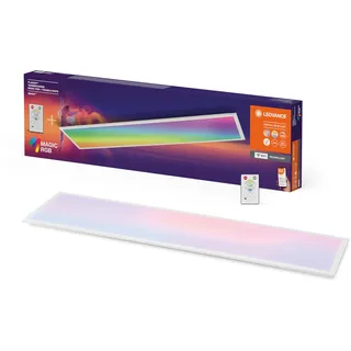 LEDVANCE SMART + WIFI PLANON MAGIC LED Panelleuchte, weiß, 36W, 3600lm, Weißlichtfunktion, dimmbar, dynamischer Magic-RGB Lichteffekt, lange Lebensdauer, App-steuerbar, einfache Montage, 2700-6500K