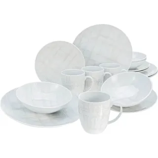 CreaTable Shabby Chic Kombiservice 16-tlg. weiß