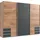 Schwebetürenschrank Emden 270 x 210 x 65 cm Grau