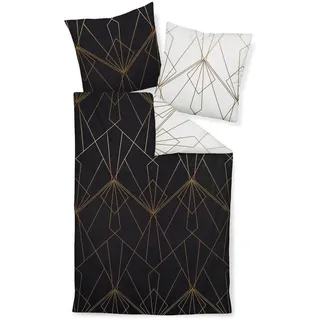 JANINE J.D. 87054 bronzebraun/schwarz 155 x 220 cm + 80 x 80 cm