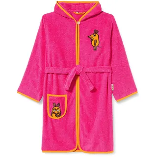 Playshoes Morgenmantel Unisex Kinder,pink Die Maus,122-128