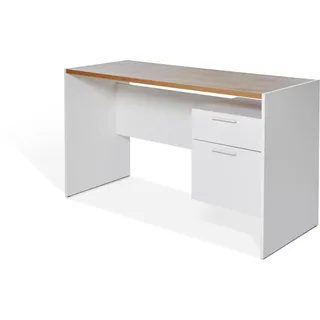 Jahnke Schreibtisch ML C 130« Wildeiche/Weiß