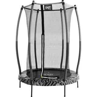 Tiggy junior Trampolin 140 cm inkl. Sicherheitsnetz schwarz/grau