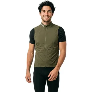Rapha Pro Team Insulated Weste - Moss Green/White - S
