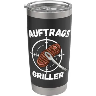 Auftragsgriller Barbeque Grillschürze Bbq Grillmeister Grill Doppelwandiger Edelstahl-Thermobecher