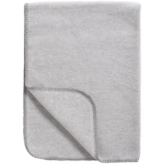 Meyco Baby Babydecke - gewebte Kuscheldecke - 100 % Bio Baumwolle - Oeko Tex zertifiziert - kuschelig weich - Sommer & Winter - Made in Germany 75x100cm- Graumelange