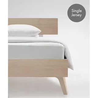 fleuresse Spannbettlaken »Colours Jenny C Kids« Halbleinen, 50% Baumwolle, 50% Leinen, 135x200, 155x220, 200x200cm, weiß