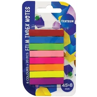 CENTRUM StickNotes 8 colors 45*8mm ass
