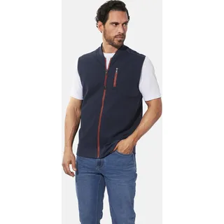 Sweatweste BABISTA "Sweatweste BONITARA", Herren, Gr. XL, blau (dunkelblau), Obermaterial: 100% Baumwolle CO., Westen Sweatweste