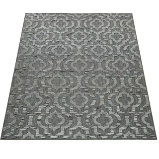 Paco Home »Stilo 861« rechteckig 12 mm Höhe Kurzflor, 3D-Design, In- und Outdoor geeignet, Wohnzimmer,
