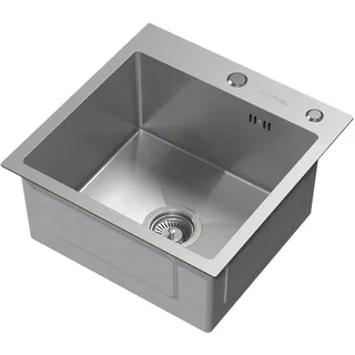 ML-Design Küchenspüle 45 x 20 x 45 cm Silber