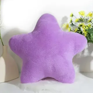 champracer Kuschelkissen Kinder Sternkissen Plüsch Kissen Dekokissen für kuschelecke kinderzimmer, Weiche Flauschige Sternform Zierkissen Sofakisse für Heimdekoration (Lila,40 cm)