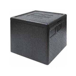 SCHNEIDER Thermobox TOP BOX inkl. Deckel, schwarz, Speziell entwickelte Isolierbox für heiße Pizzen oder Speisen, 1 Box, 40 Liter
