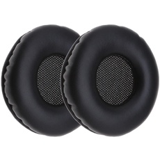 1 Paar Ohrpolster aus Memory-Leder für AKG K518 K518DJ K81 K518LE Kopfhörer, Schwarz