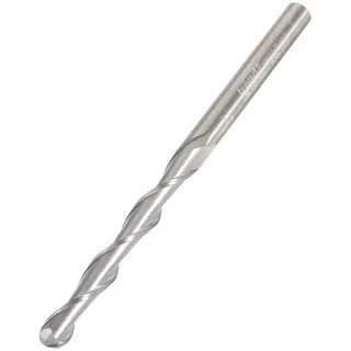 Trend CNC Bullnose Spiral Up-Cut Oberfräser, 6 mm Schaft, 6 mm Schnittdurchmesser & 52 mm Schnittlänge, massives Wolframkarbid, CNC/307X6STC