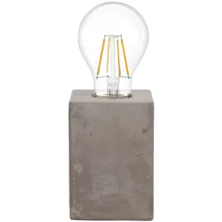 Tischleuchte Grau H13cm E27 Modern Keramik-Tischleuchte leuchte Tisch Tischlampe