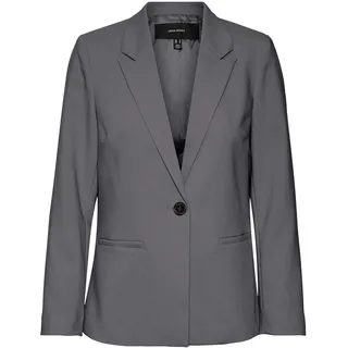 VERO MODA Damen VMSANDY LS Slim NOOS Blazer, Grey Pinstripe, M