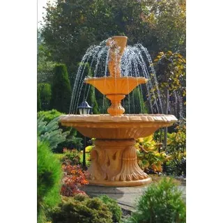 Zierbrunnen Springbrunnen Figur Brunnen Dekoration Garten Fontaine Teich CARELLO