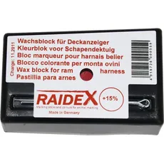 Wachs + Enthaarungscreme, Wachsfarbblock RAIDEX, rot (1 x, 190 g)