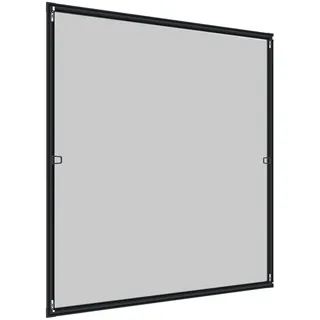 WINDHAGER Insektenschutz PLUS, Rahmen Fenster 100x120cm anthrazit