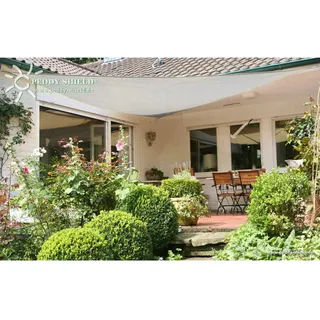 Floracord HDPE Sonnensegel Dreieck 500 cm Grau