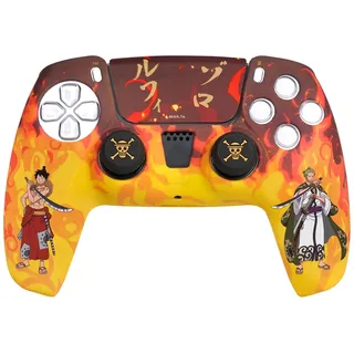 FR-TEC FRTEC - Combo Pack, Hartschale + Griffe + Aufkleber für PS5 DualSense (One Piece)