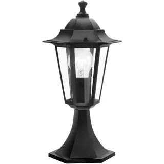 EGLO Sockelleuchte Aluminium 38,5 cm E27 schwarz
