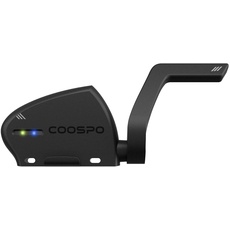 COOSPO Trittfrequenzsensor und Geschwindigkeitssensor Bluetooth ANT+ RPM Fahrrad Cadence Speed Sensor Drahtloser Fahrraddrehzahlsensor IP67 Wasserdicht Kompatibel mit Rouvy Zwift Wahoo