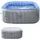 HWC-N97 180 x 180 x 67 cm Grau/Blau