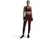 Dri-Fit High-Waisted Damen-Leggings Rot L