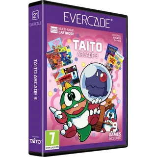 Evercade Cartucho Taito Arcade 3 Retro-konsolenspiel Mehrfarbig Mehrfarbig One Size