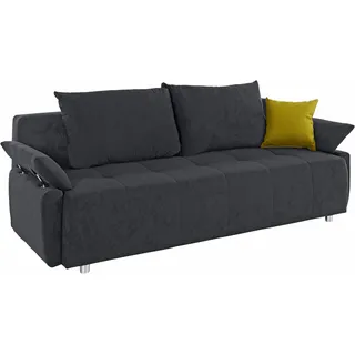 Collection AB Schlafcouch Mikrofaser 2-Sitzer Grau