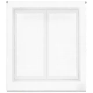 Blindecor Rollo zum Aufrollen, lichtdurchlässig, weiß, 160 x 180 cm (B x H), Stoffgröße 157 x 175 cm, Jalousien für Fenster