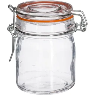 5 Five Simply Smart Einmachgläser 8er-Set mit Silikondichtung und Bügelverschluss, Marmeladengläser, Glas, 150 ml, 146402 - Transparent