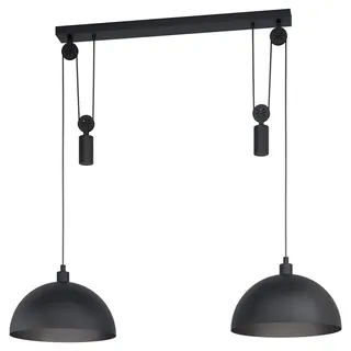 EGLO Winkworth 2-flg. Ø 38 cm rund schwarz