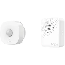 Tapo Smart Home Bundle, Tapo H100 Smart Hub mit Klingelton + TP-Link Tapo T100 Bewegungsmelder, kann mit Tapo-Kameras, intelligenten Steckern und intelligenter Beleuchtung zusammenarbeite