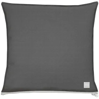 Dekokissen APELT "3959" Gr. 2, schwarz (schwarz, unifarben), B:41cm L:61cm, Bezug: 100% Baumwolle. Füllung: 100% Baumwolle, Dekokissen_Sitzkissen_Kissenhüllen, Dekokissen, Kissenhülle ohne Füllung, 1 Stück